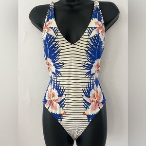 Rip Curl Woman One-Piece Swimsuit - Blue, White, Pink